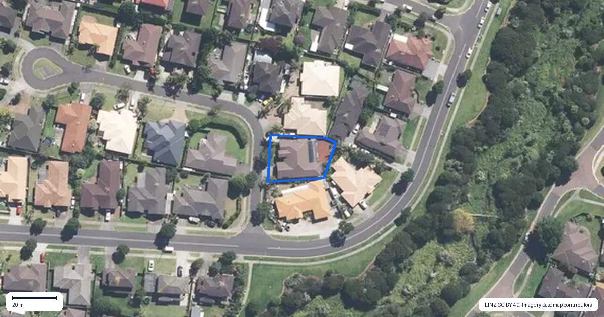 Property context map for 3 Sayes Close, East Tamaki, Auckland