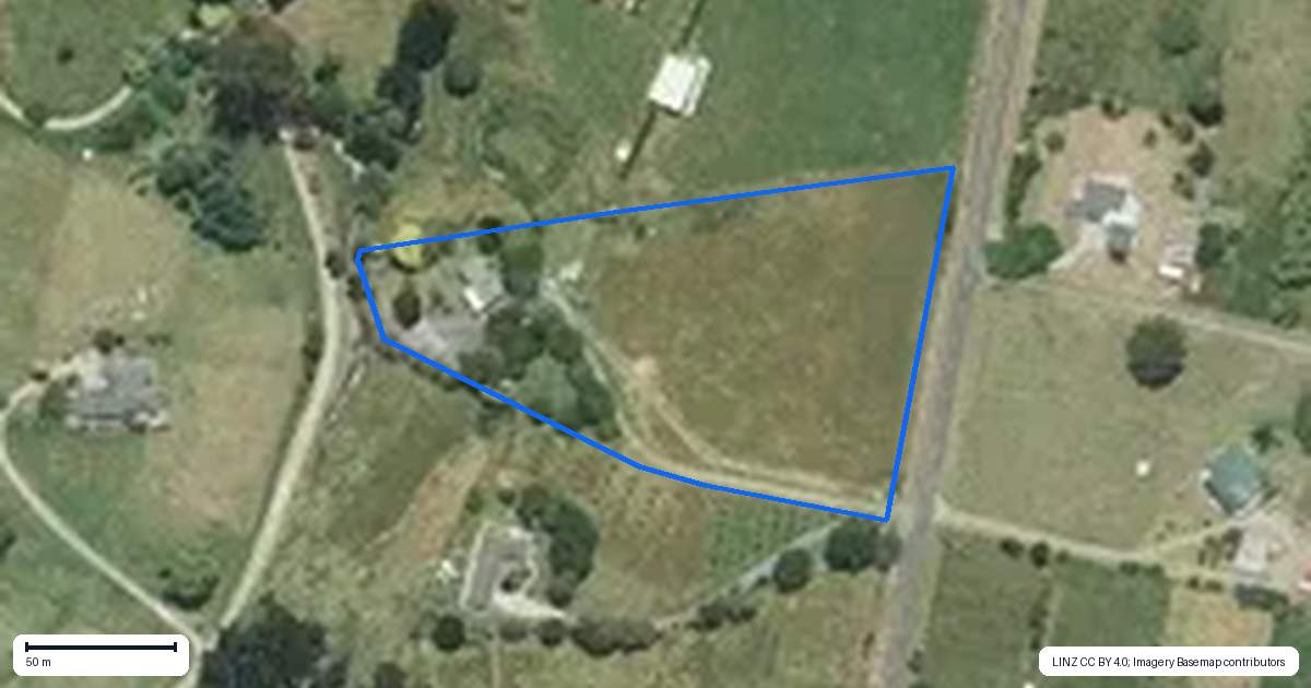 Property context map for 28 Hogg Road, Rotoma, Whakatane
