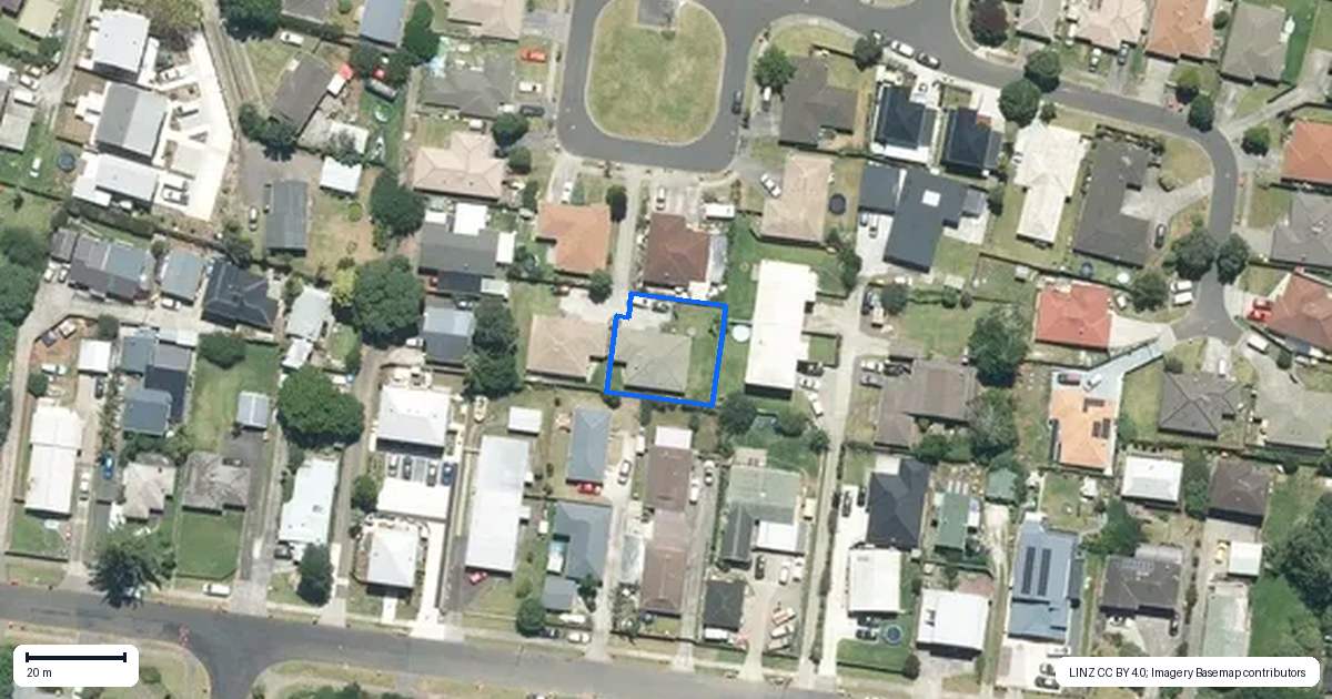 Property context map for 25 Piriti Place, Weymouth, Auckland