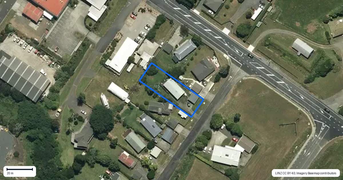 Property context map for 4 Walter Rodgers Road, Pokeno