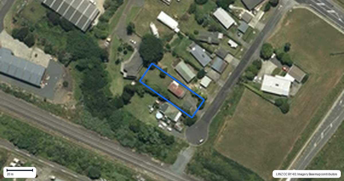 Property context map for 12 Walter Rodgers Road, Pokeno