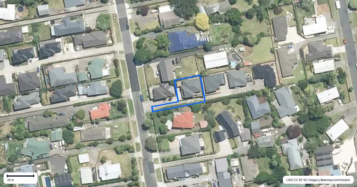 Property context map for 53B Prospect Terrace, Pukekohe