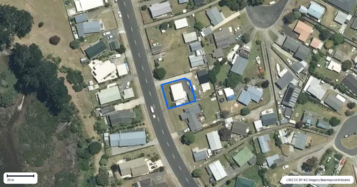 Property context map for 145A Mayfair Avenue, Whangamata