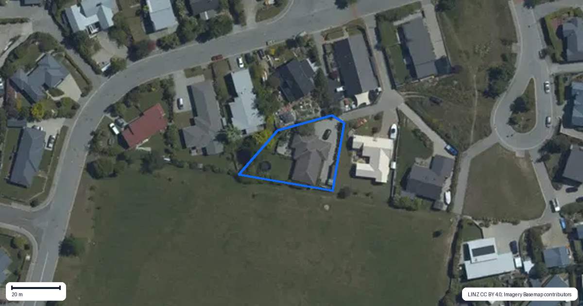 Property context map for 48 Rob Roy Lane, Wanaka
