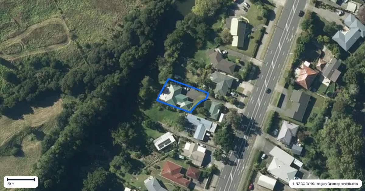Property context map for 18B Brown Road, Warkworth