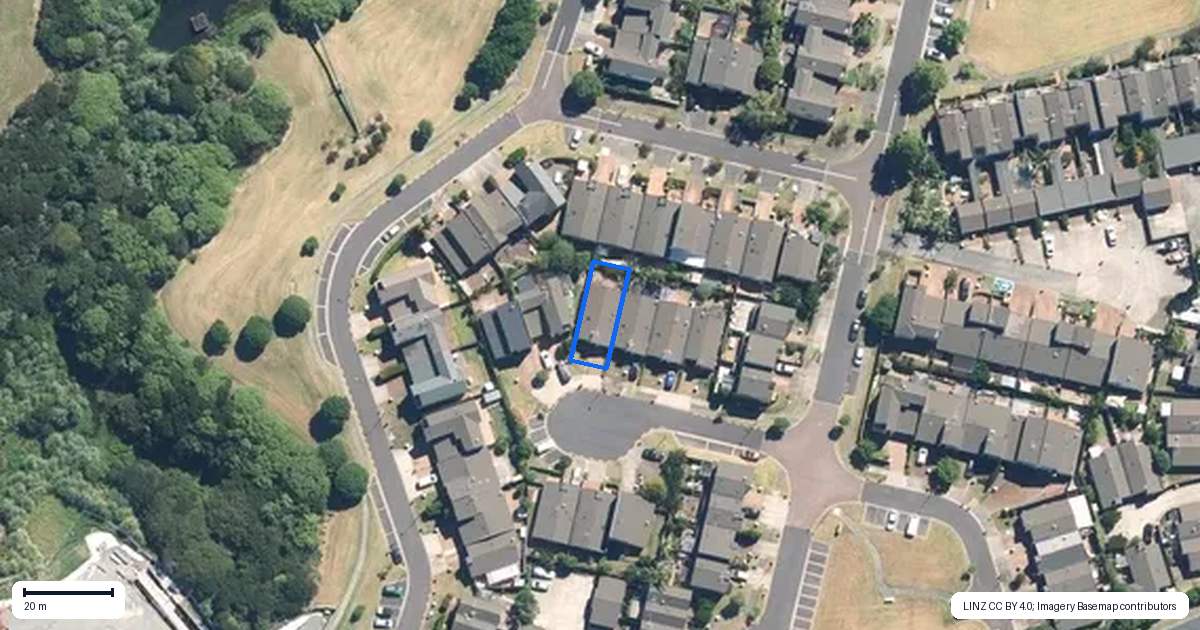 Property context map for 9 Bunker Rise, Golflands, Auckland