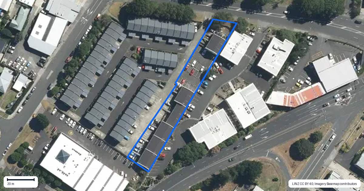 Property context map for GJ/193 Main Highway, Ellerslie, Auckland
