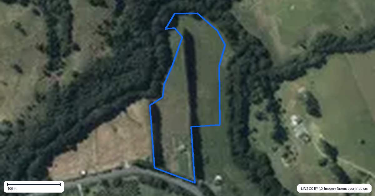 Property context map for 805 Whangaripo Valley Road, Whangaripo, Wellsford