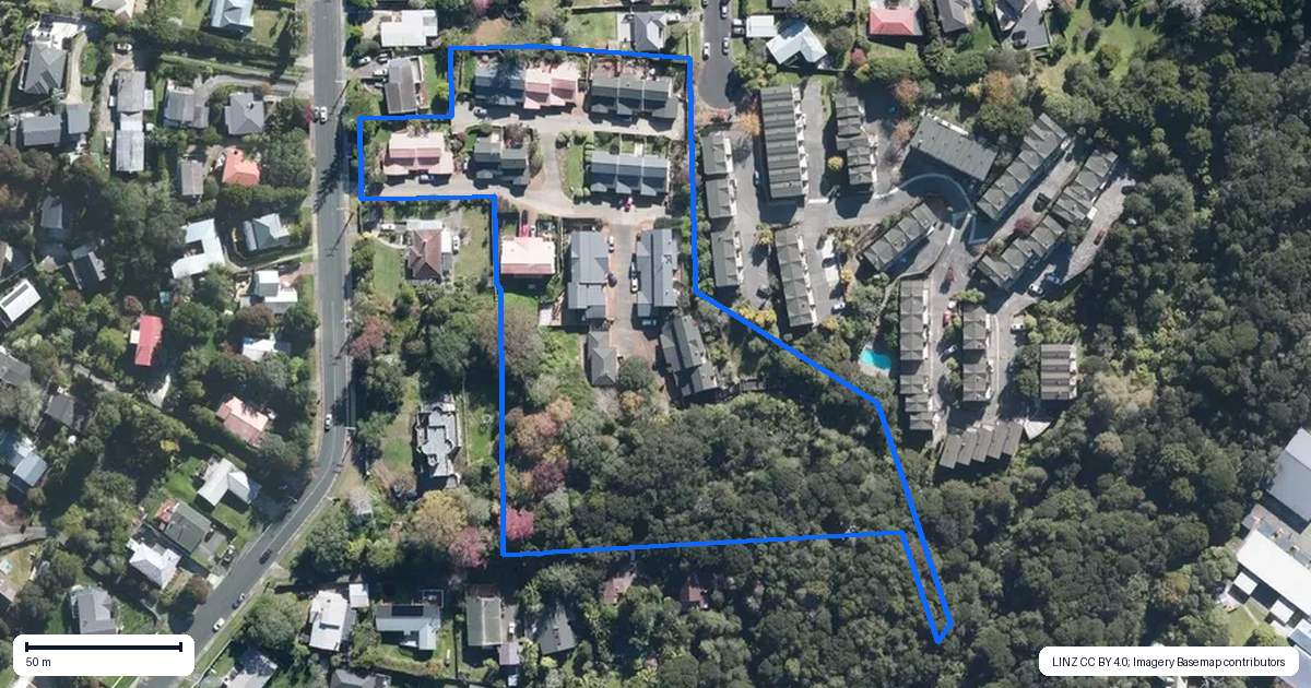 Property context map for 15/55 Verbena Road, Birkdale, Auckland