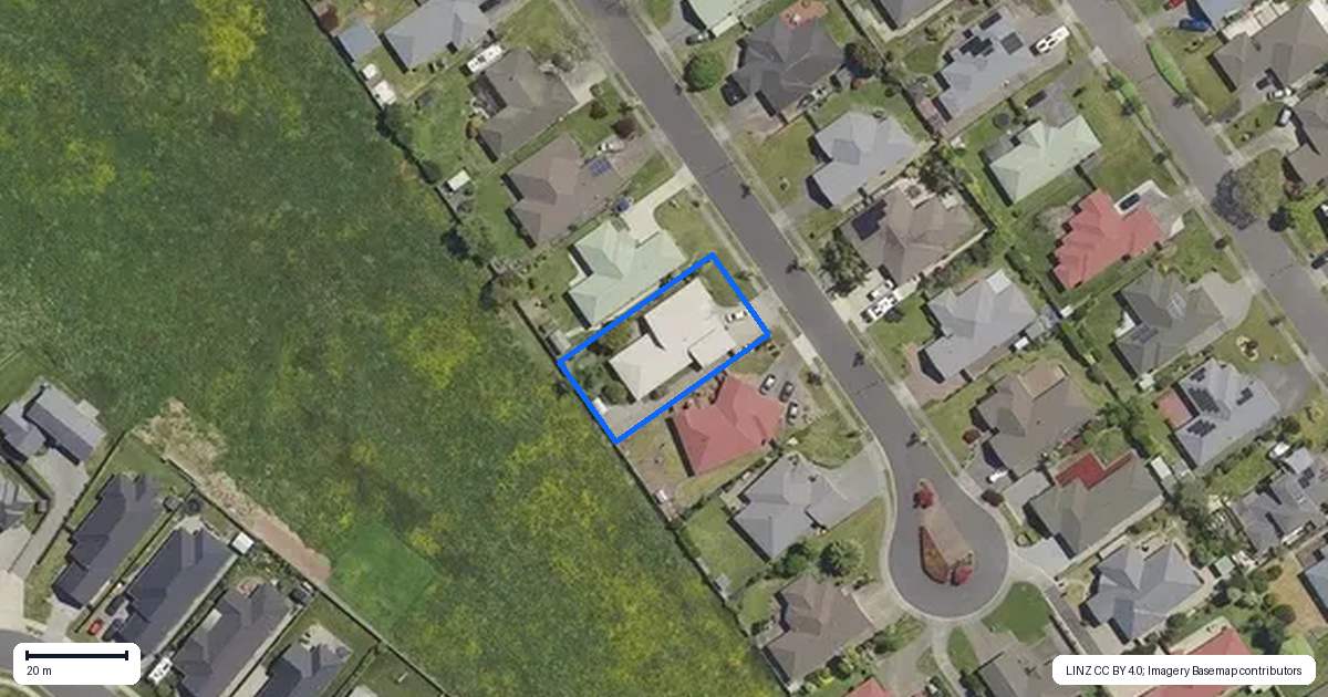 Property context map for 7 Frame Place, Owhata, Rotorua
