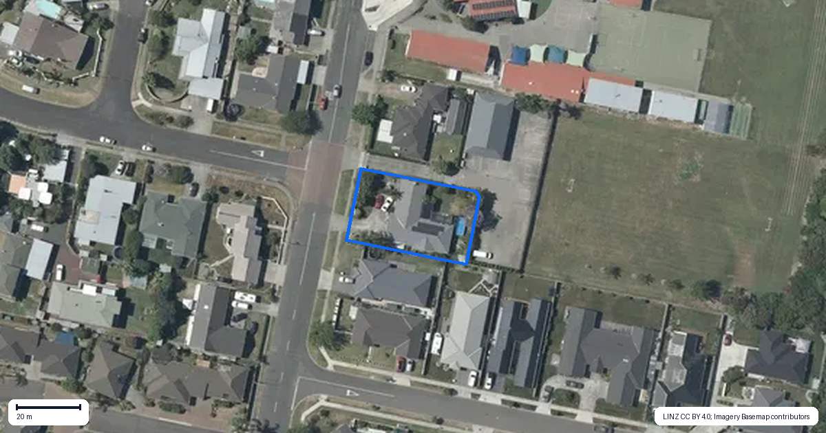 Property context map for 222 Guppy Road, Taradale, Napier
