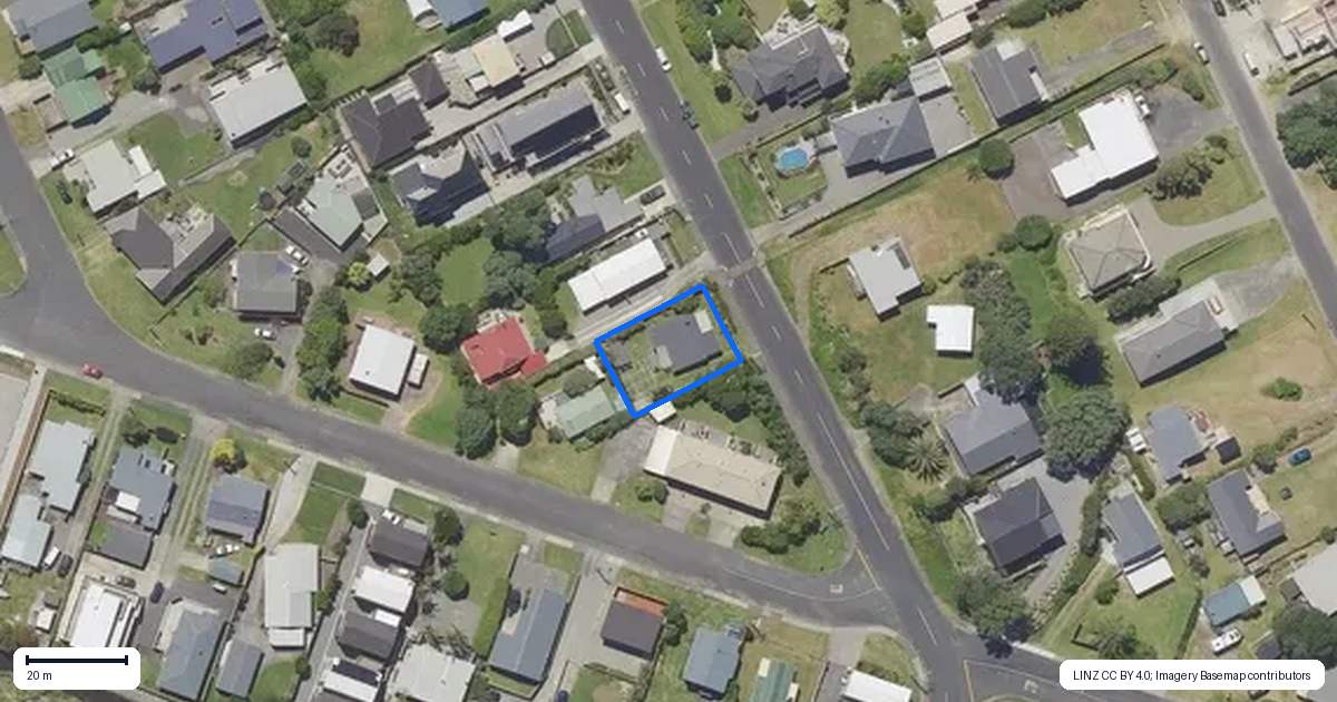 Property context map for 106 Dillon Street, Waihi Beach