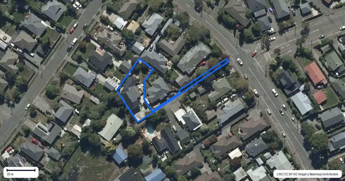 Property context map for 117 Condell Avenue, Papanui, Christchurch