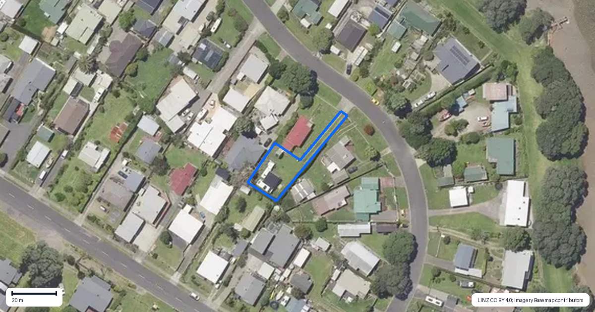Property context map for 9A Roretana Drive, Athenree, Waihi Beach