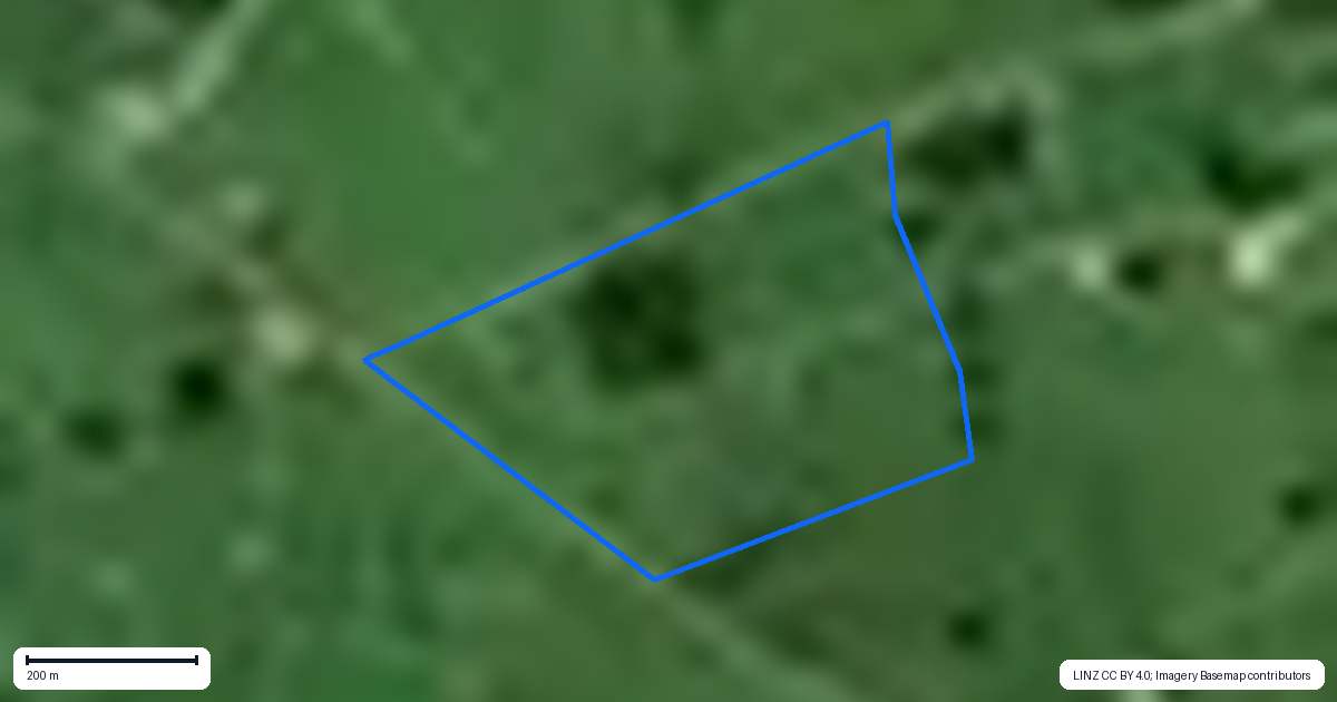 Property context map for 1331 Oturoa Road, Hamurana
