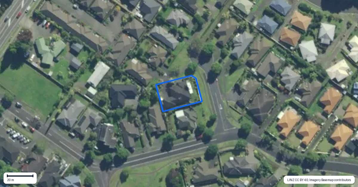 Property context map for 3 Woodley Place, Kerikeri