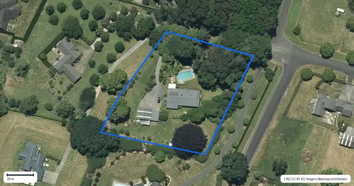 Property context map for 41A Cranmere Drive, Tamahere, Hamilton