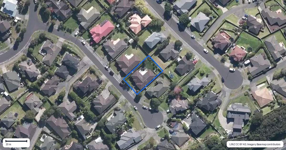 Property context map for 12 Henry Partington Place, Greenhithe, Auckland