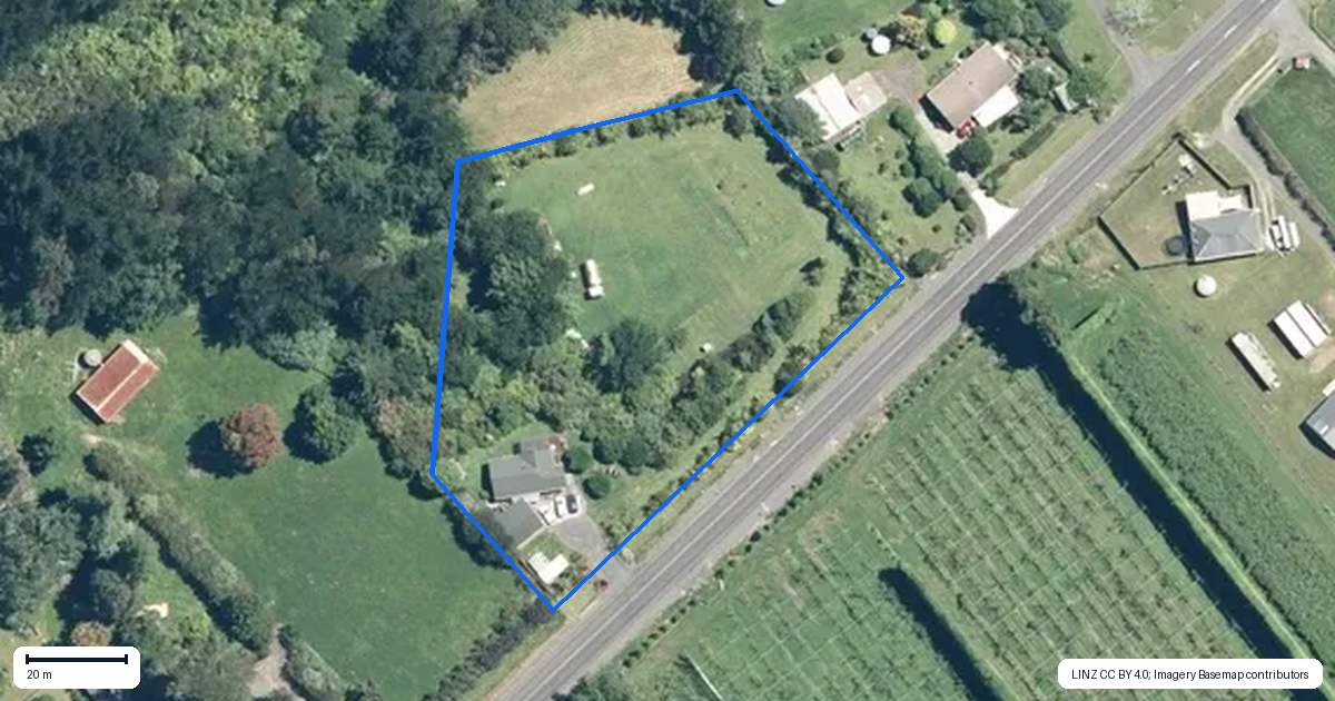 Property context map for 73 Pukekauri Road, Waikino, Waihi