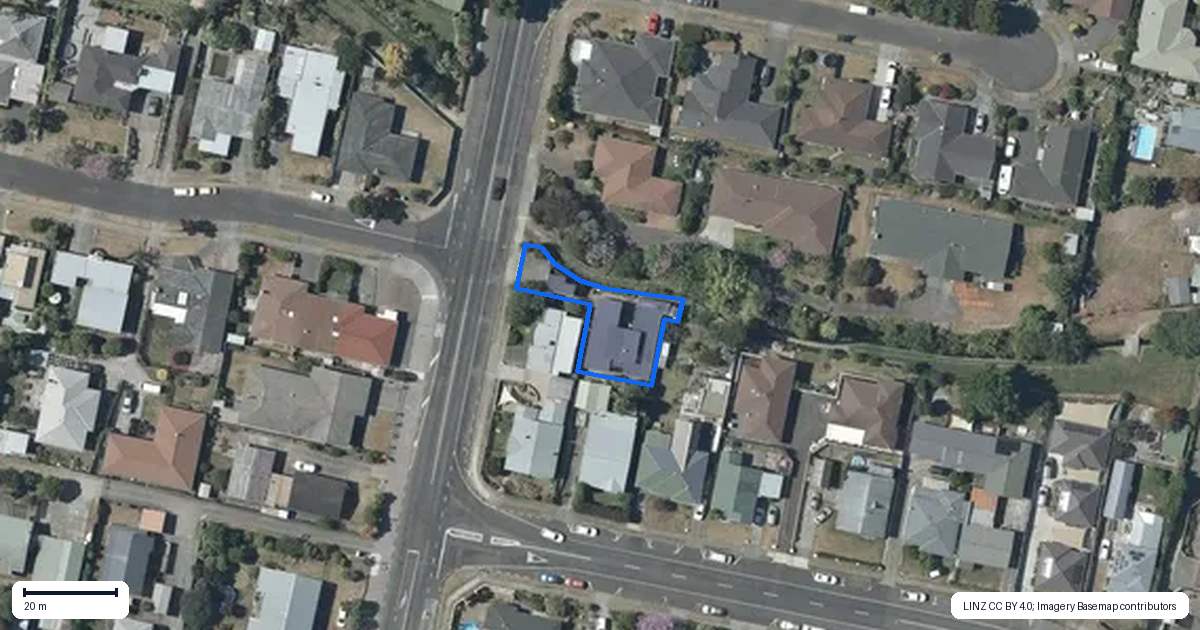 Property context map for 35 Church Road, Taradale, Napier