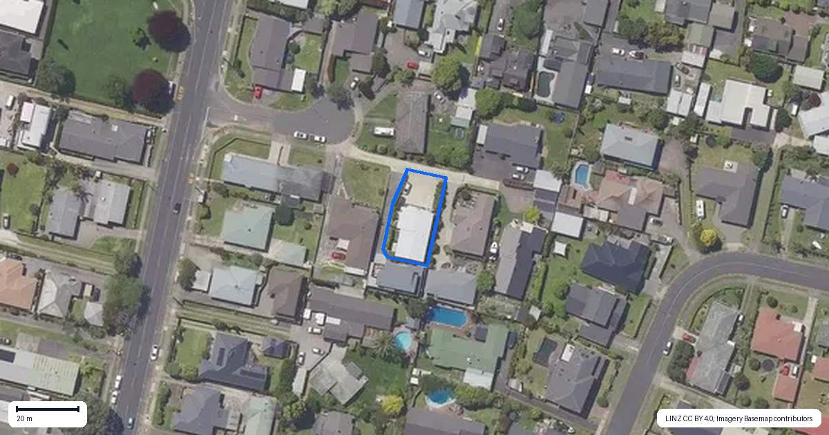 Property context map for 6A Longwood Lane, Otumoetai, Tauranga