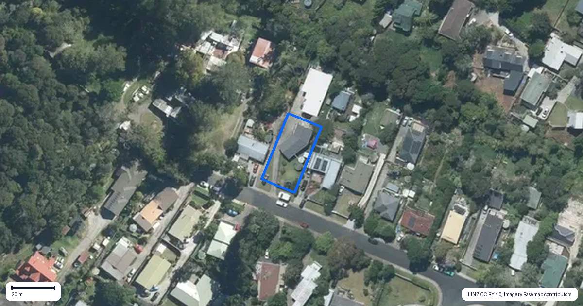 Property context map for 77 Gledstane Road, Stanmore Bay, Whangaparaoa