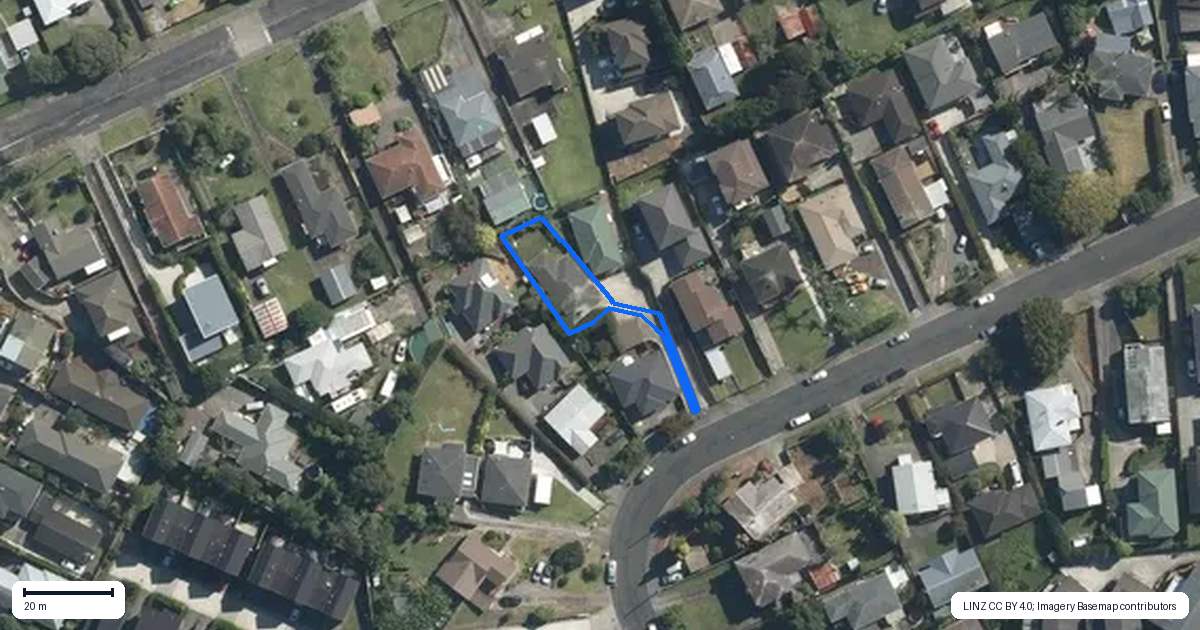 Property context map for 19A Price Crescent, Mount Wellington, Auckland
