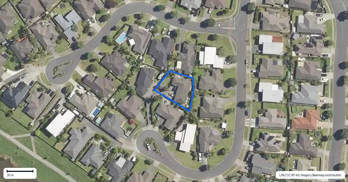 Property context map for 18 Sarah Place, Papamoa Beach, Papamoa