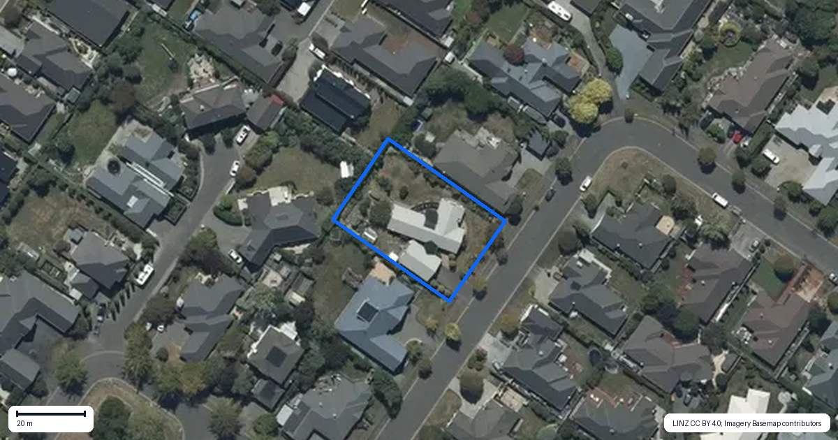 Property context map for 5 Cathcart Crescent, Prebbleton