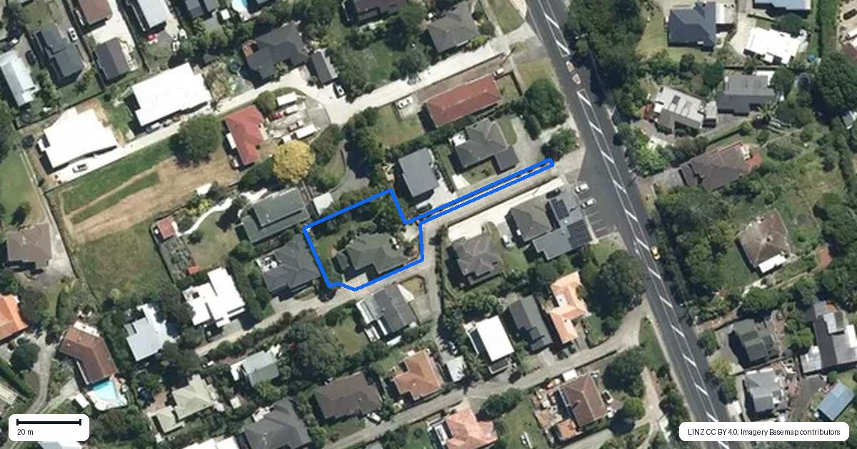 Property context map for 235A Titirangi Road, Titirangi, Auckland