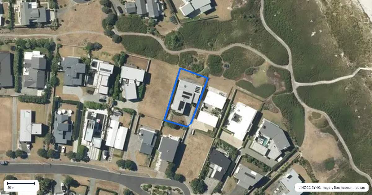 Property context map for 41 Kokopu Street, Omaha