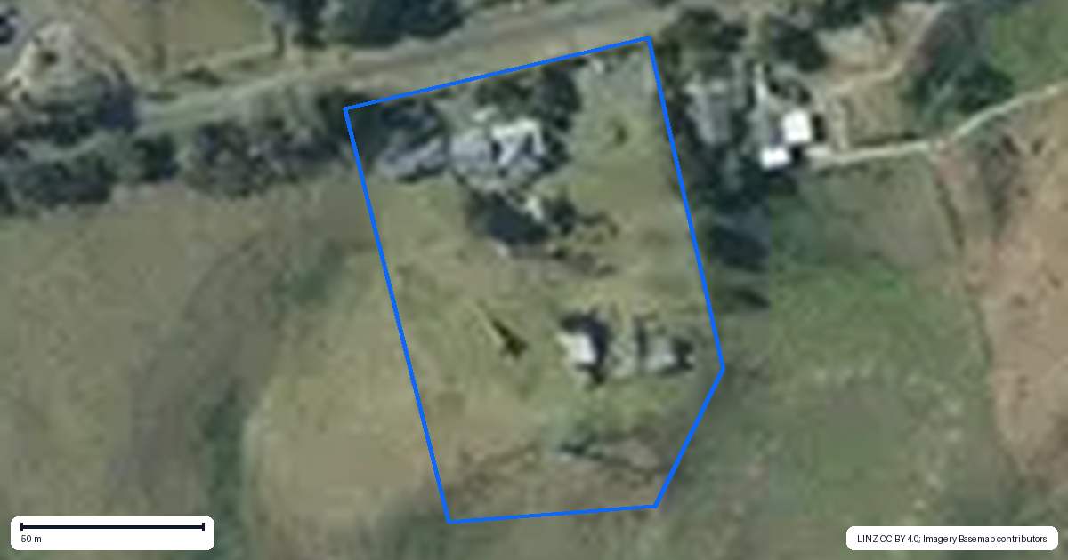 Property context map for 279 Fordyce Road, Helensville