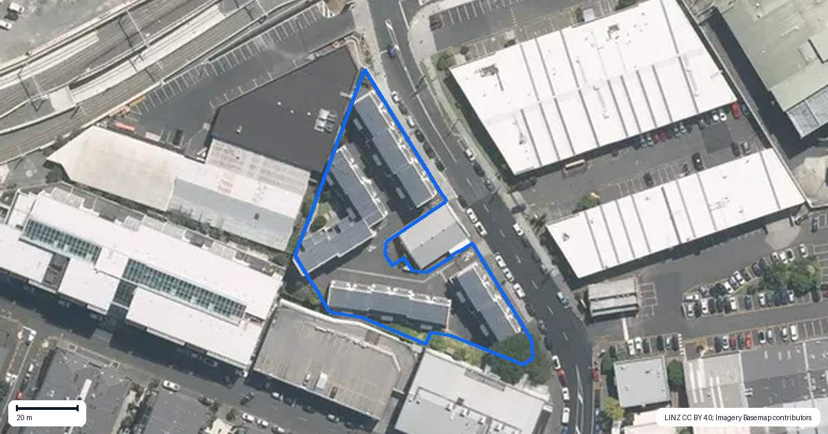 Property context map for 30/22 Normanby Road, Mount Eden, Auckland
