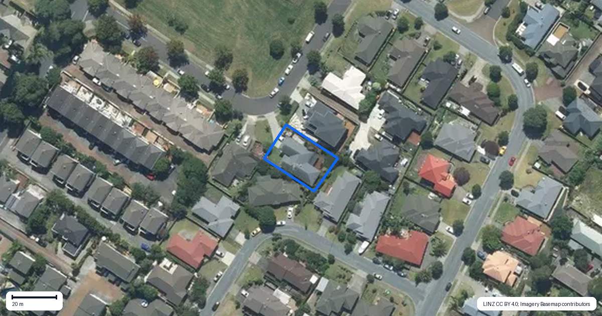 Property context map for 9 Gleanor Avenue, Oteha, Auckland
