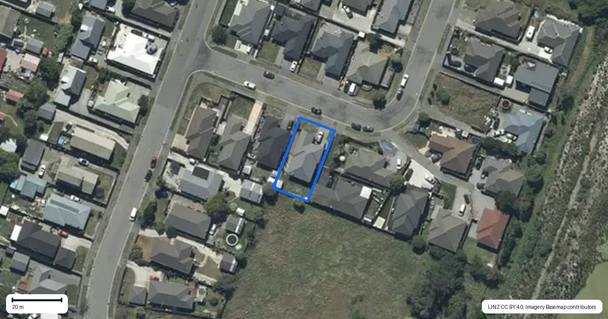 Property context map for 8 Brightstone Crescent, Aranui, Christchurch