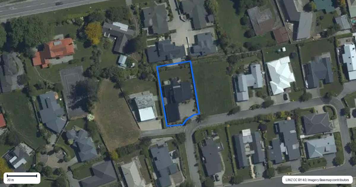 Property context map for 5 Jessies Crescent, Wanaka