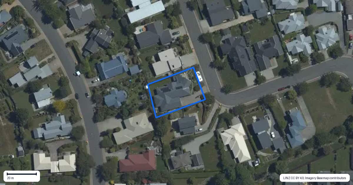 Property context map for 10 Hyland Street, Wanaka