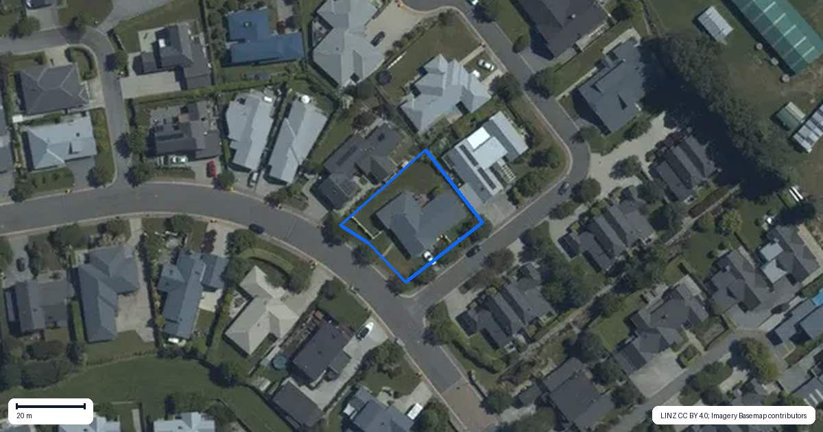 Property context map for 1 Lansdown Street, Wanaka
