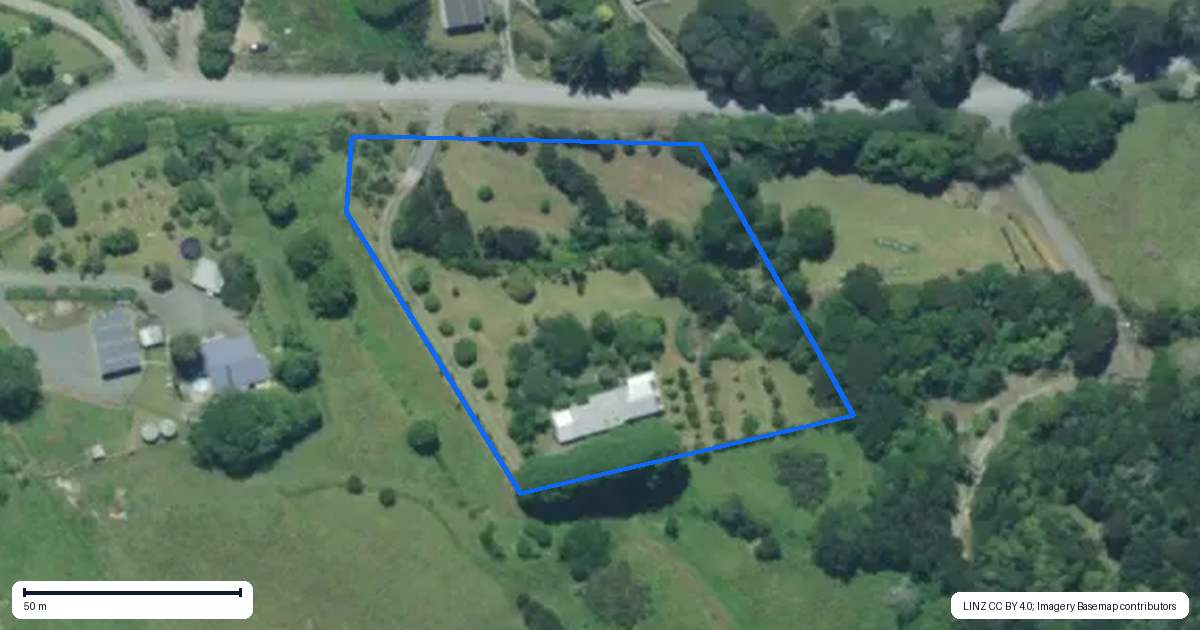 Property context map for 39 Gangway Road, Totara North, Kaeo