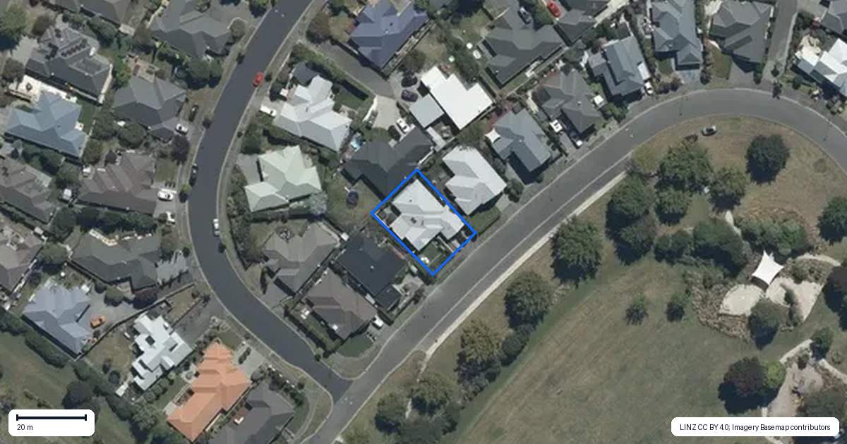 Property context map for 56 Titirangi Crescent, Parklands, Christchurch