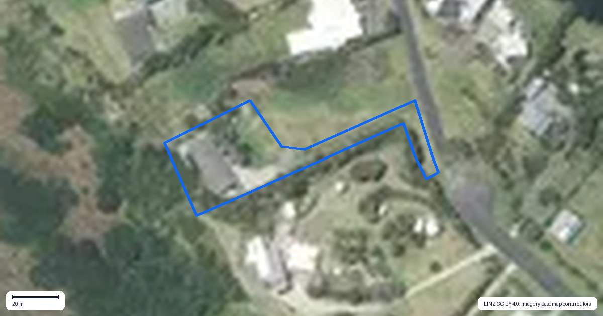 Property context map for 29 Longbeach Drive, Castlecliff, Whanganui