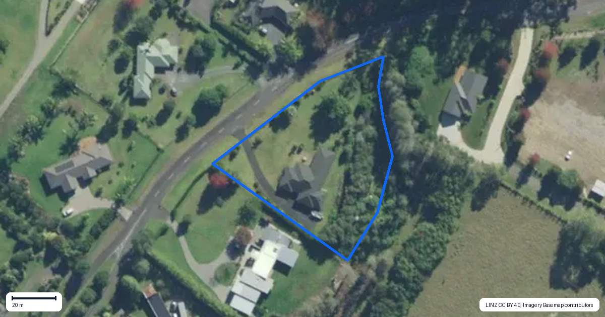 Property context map for 7 Okura Drive, Kerikeri
