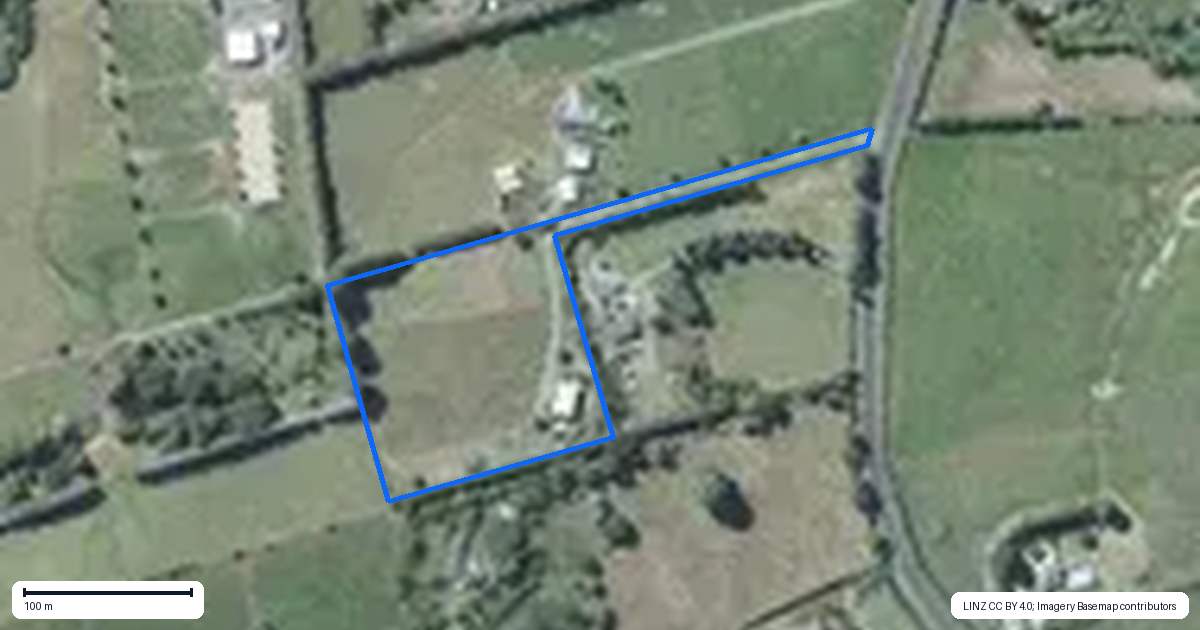 Property context map for 505 Waiau Pa Road, Waiau Pa, Pukekohe