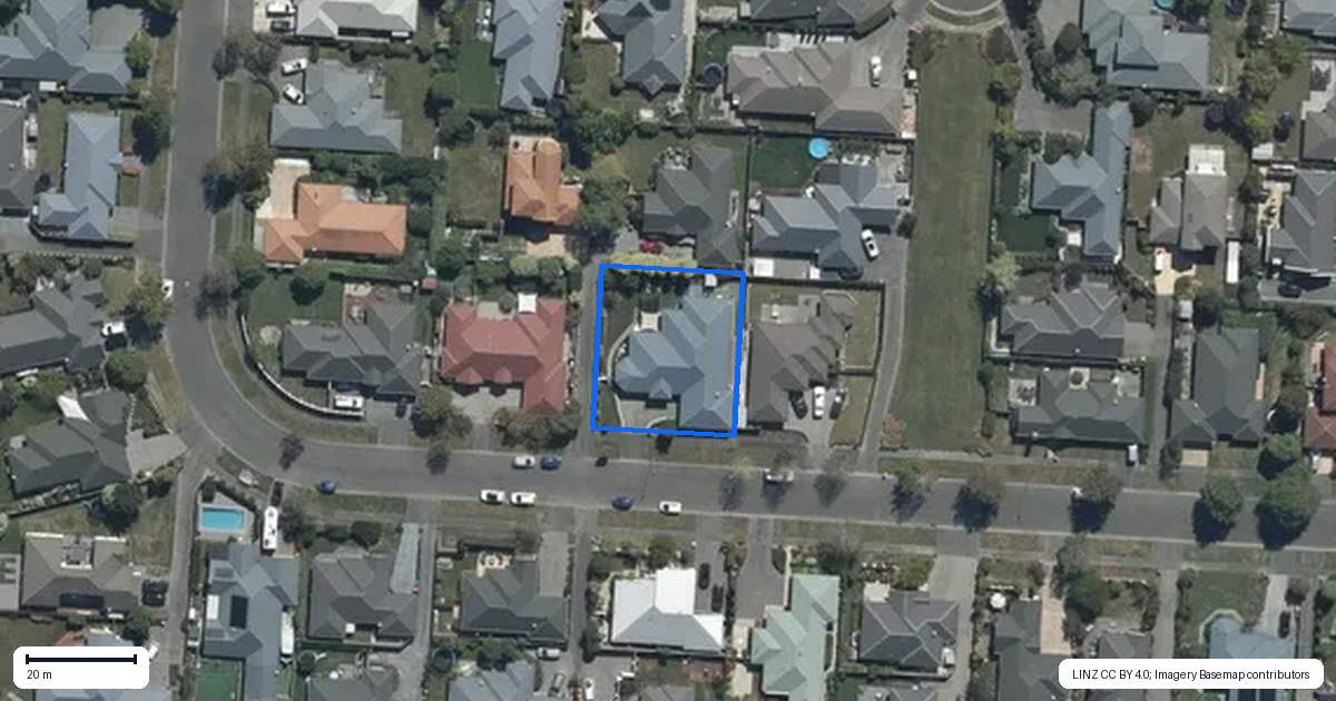 Property context map for 40 Coolspring Way, Redwood, Christchurch