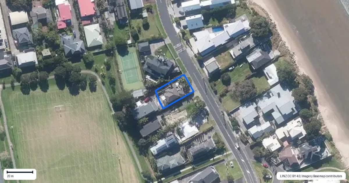 Property context map for 7 Marellen Drive, Red Beach, Whangaparaoa