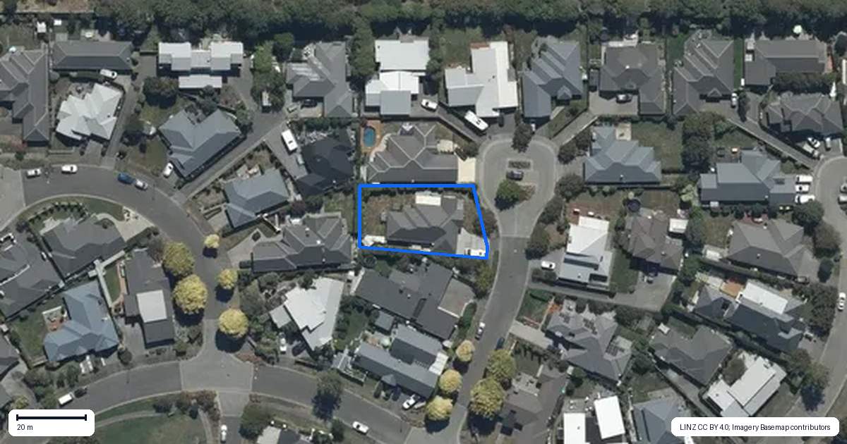 Property context map for 5 Wildhawk Place, Shirley, Christchurch