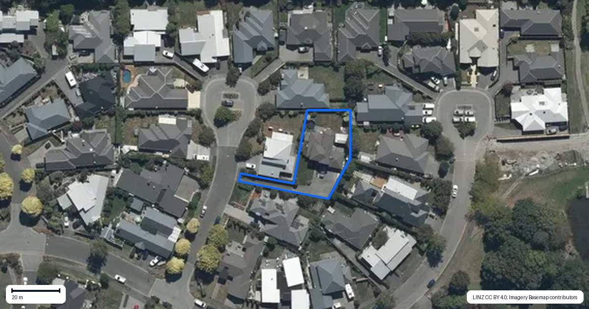 Property context map for 6 Wildhawk Place, Shirley, Christchurch