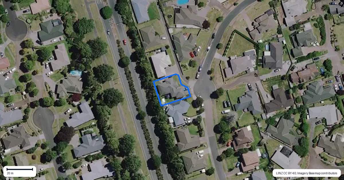 Property context map for 50 Nielsen Gardens, Rototuna, Hamilton