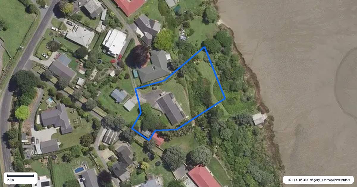 Property context map for 276 Plummers Point Road, Whakamarama