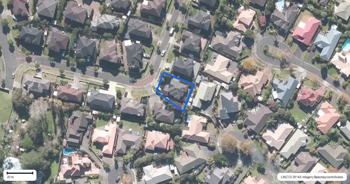 Property context map for 28 Cherrywood Crescent, Northpark, Auckland